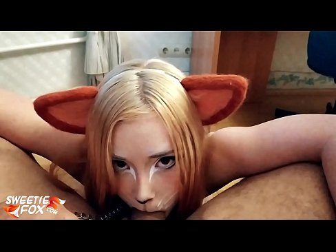 ❤️ ʻAle ʻo Kitsune i ka ʻāʻī a me ka cum i loko o kona waha ️ Porn video ia makou ❌